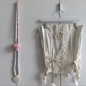 CAMP Vintage Corset Girdle Corset Style No. 93099 32" Garters Shaper White